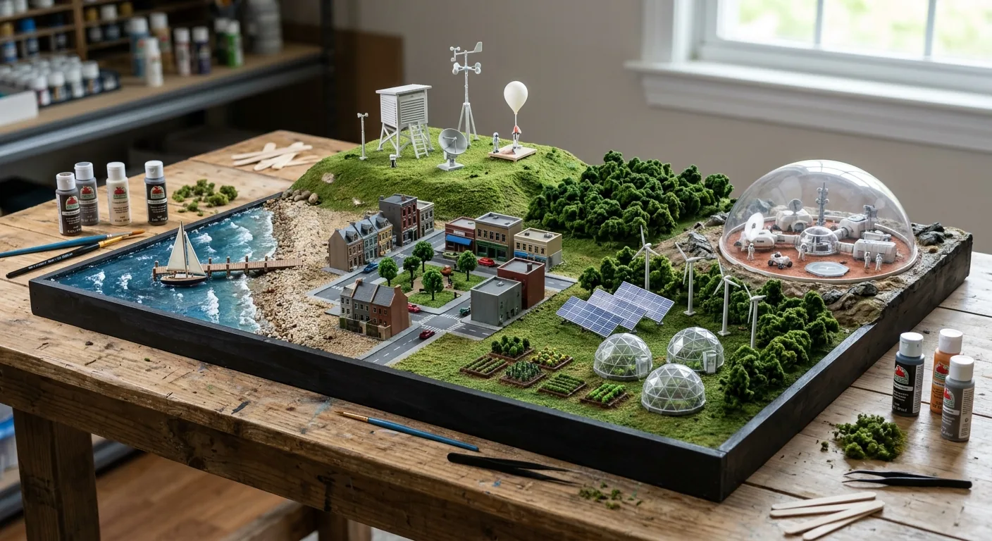 A model ecosystem used as a homeschool project framework